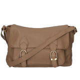 Beatriz Borsa a tracolla da donna Vera pelle 10006-TAUPE Gave Lux