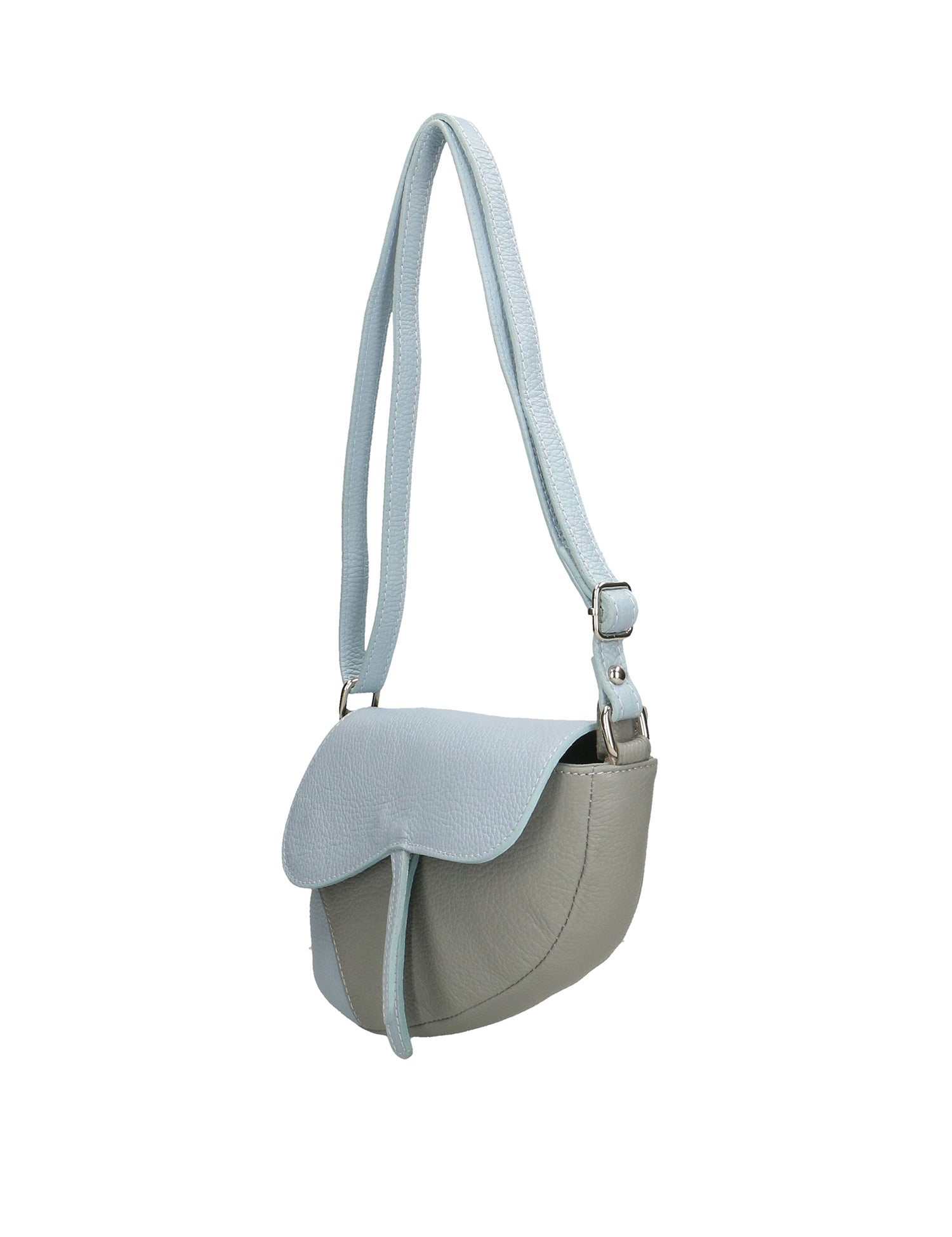 Sylvana Borsa a tracolla da donna Vera pelle 193034-CIELO+GRIGIO Gave Lux