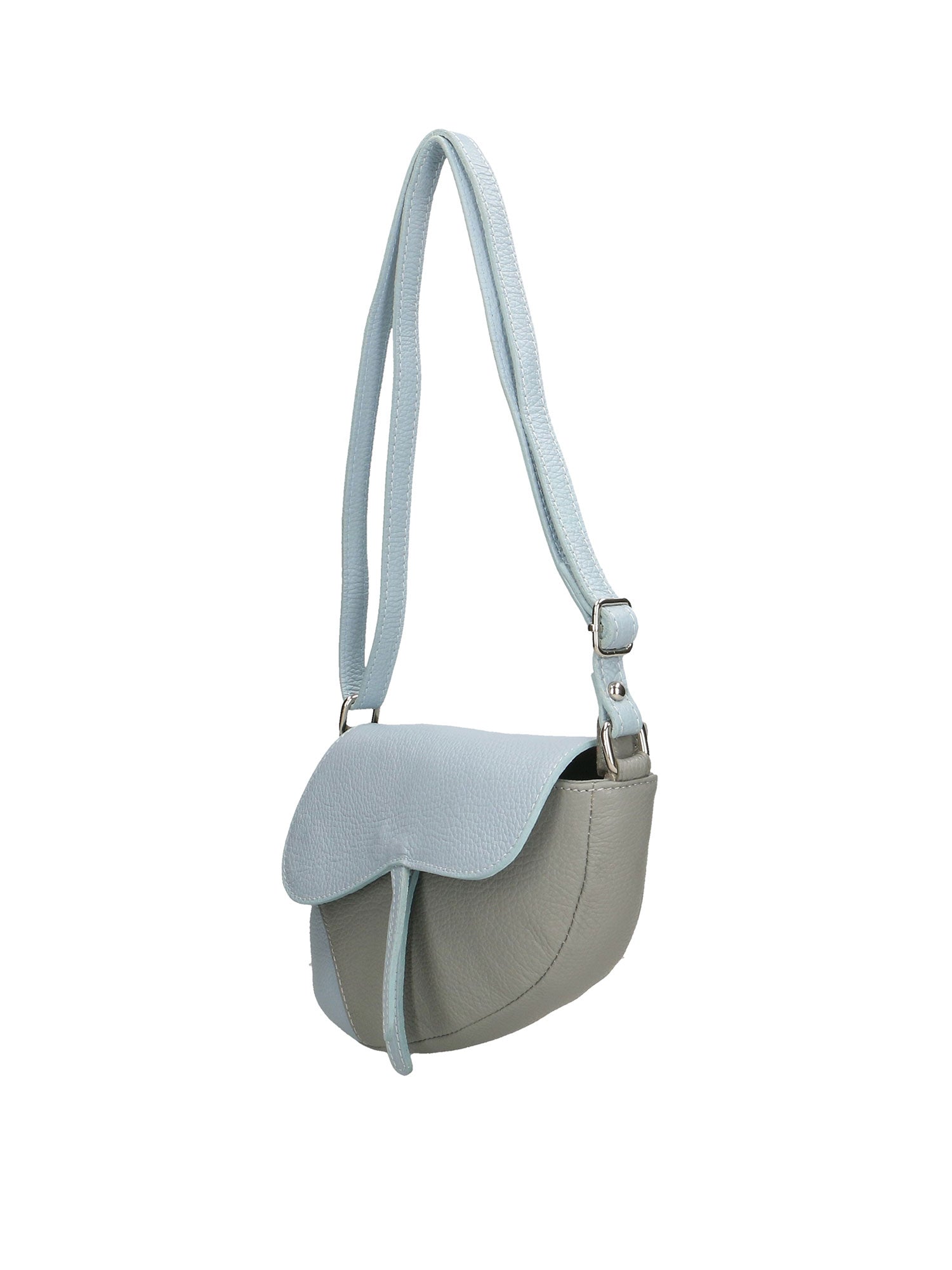 Sylvana Borsa a tracolla da donna Vera pelle 193034-CIELO+GRIGIO Gave Lux