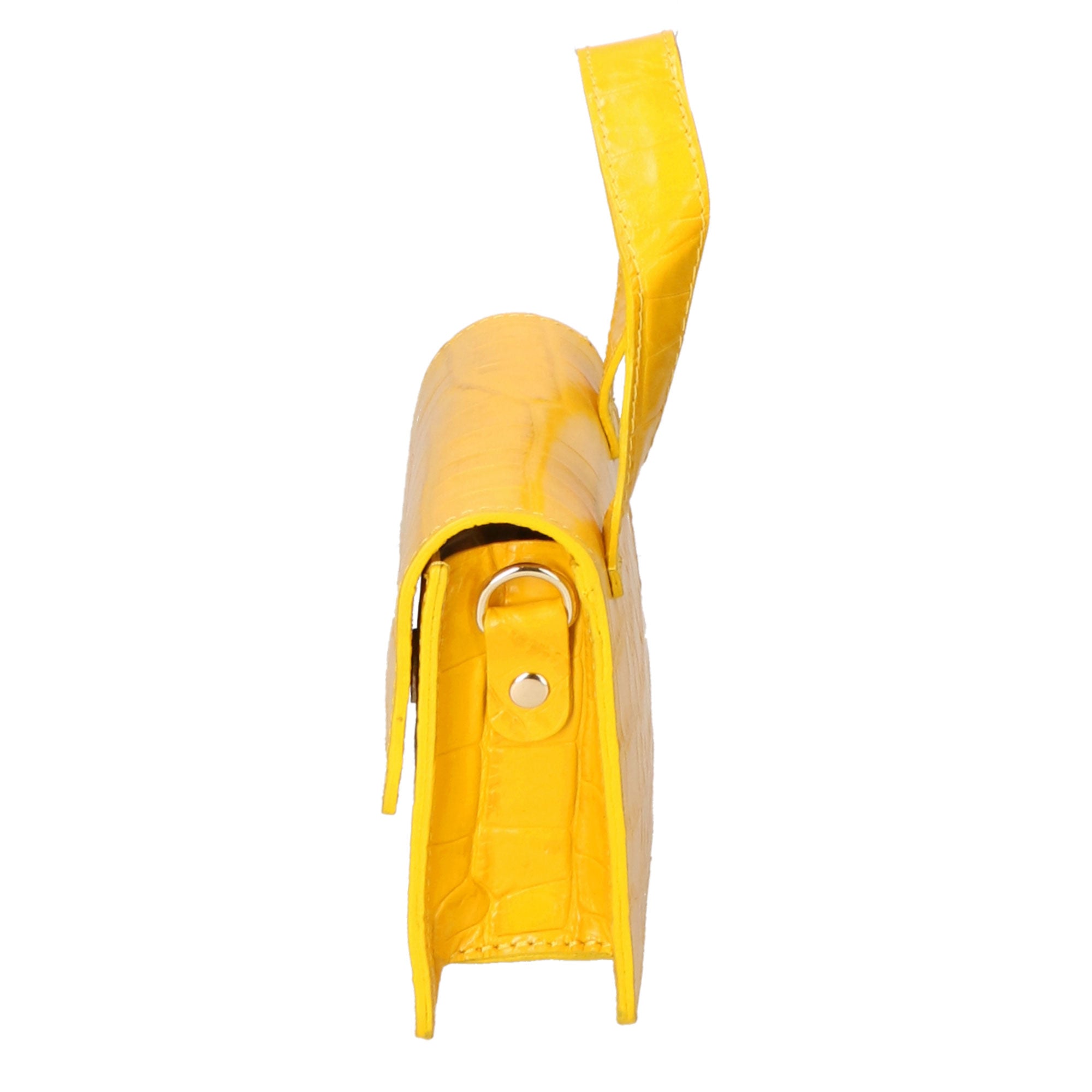 Borsa a mano da donna Pelle goffrata MYB-7036-SS-C04 GIALLO My Best Bag