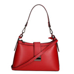Aurelia Borsa a spalla da donna Vera pelle 05694-PL08 ROSSO Gave Lux