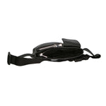 Aisha 04733-D28 NERO BLACK Marsupio da donna in vera pelle + canvas Gave Lux