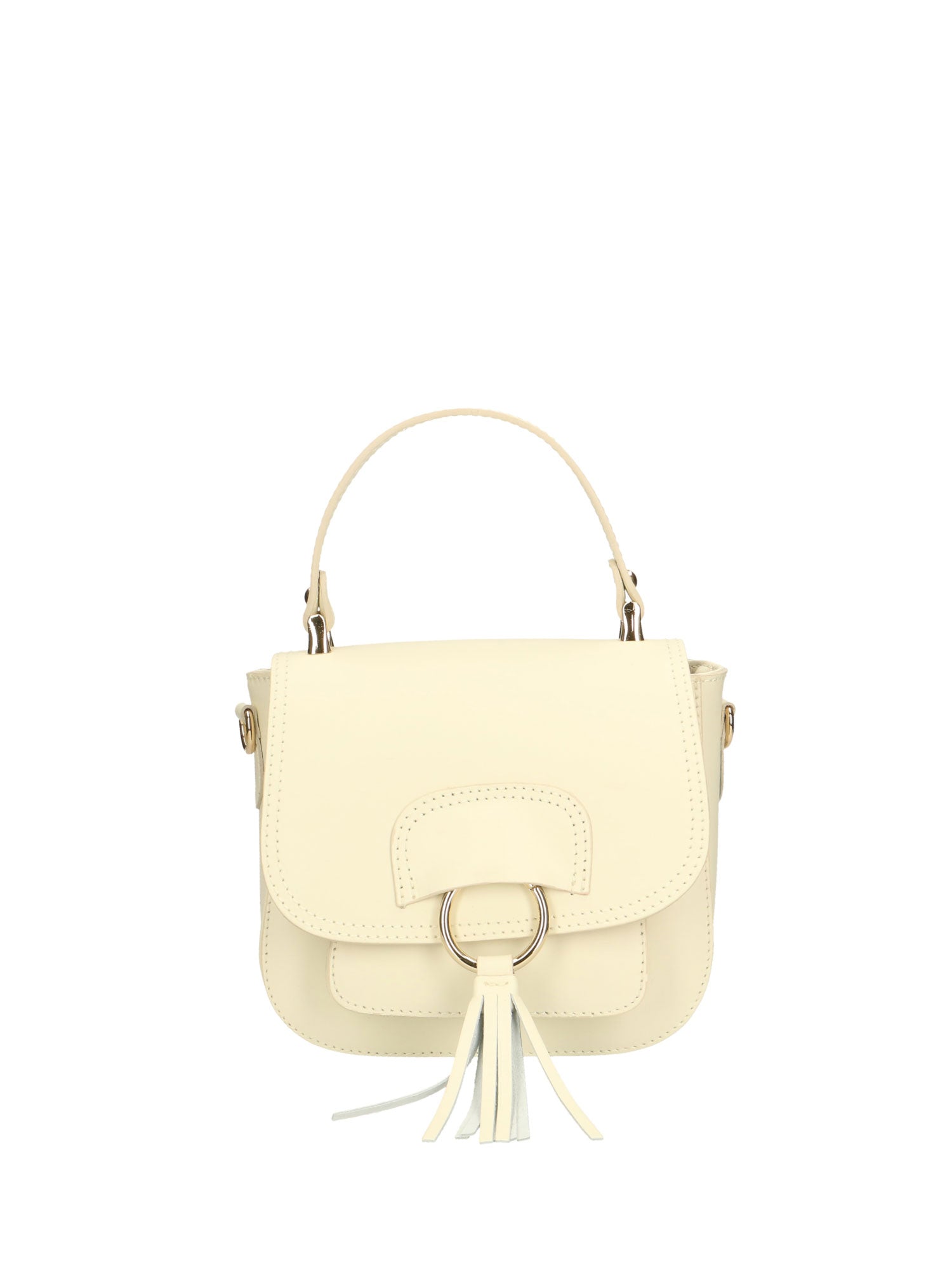 Ravenna Borsa a mano da donna Vera pelle 1524-BEIGE Gave Lux