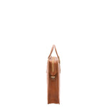 Borsa a mano unisex in vera pelle Made in Italy 4410-MIELE Alessia Firenze