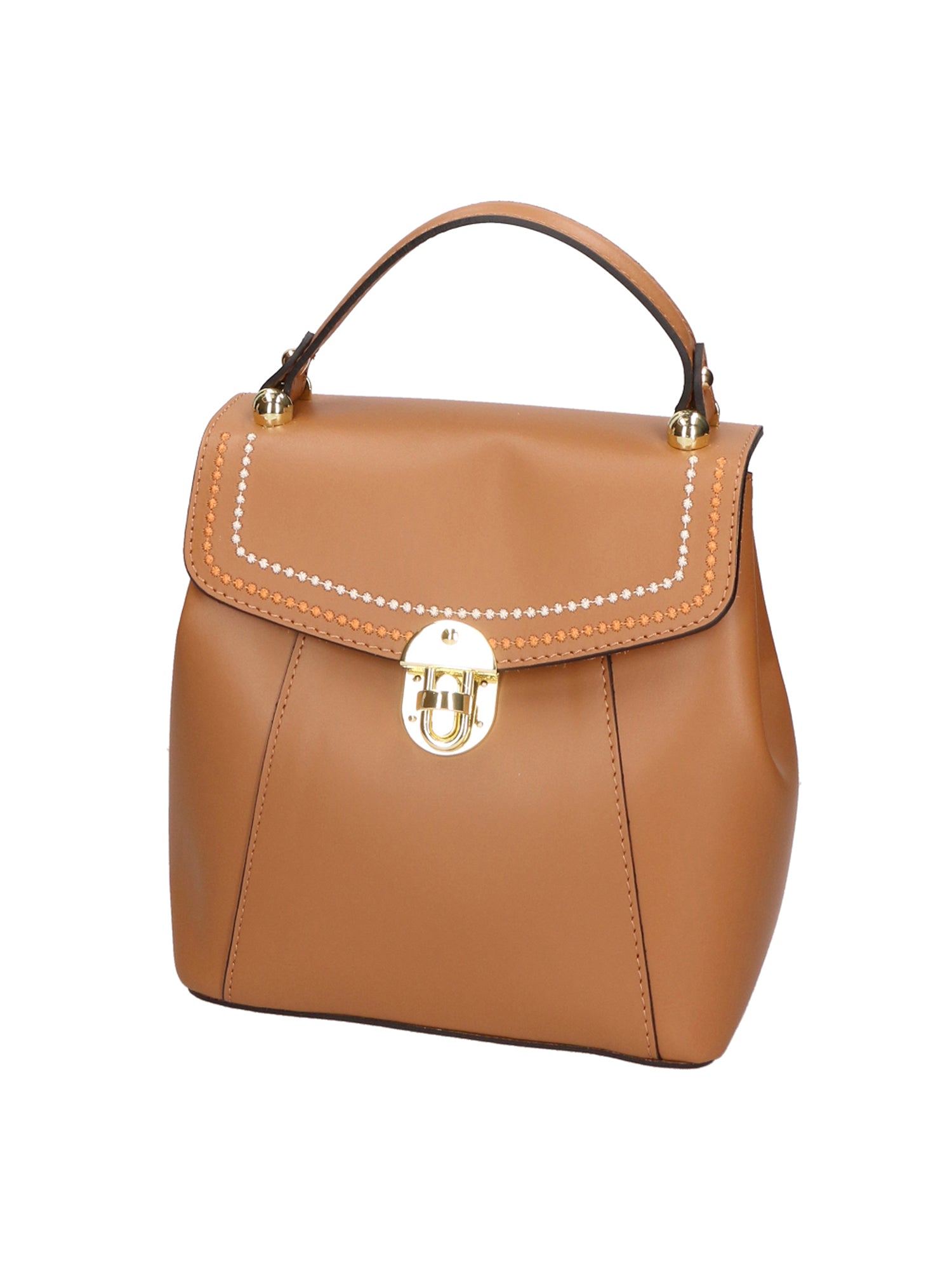 Giuditta Borsa a mano da donna 100% pelle 05937-L125 CUOIO Gave Lux