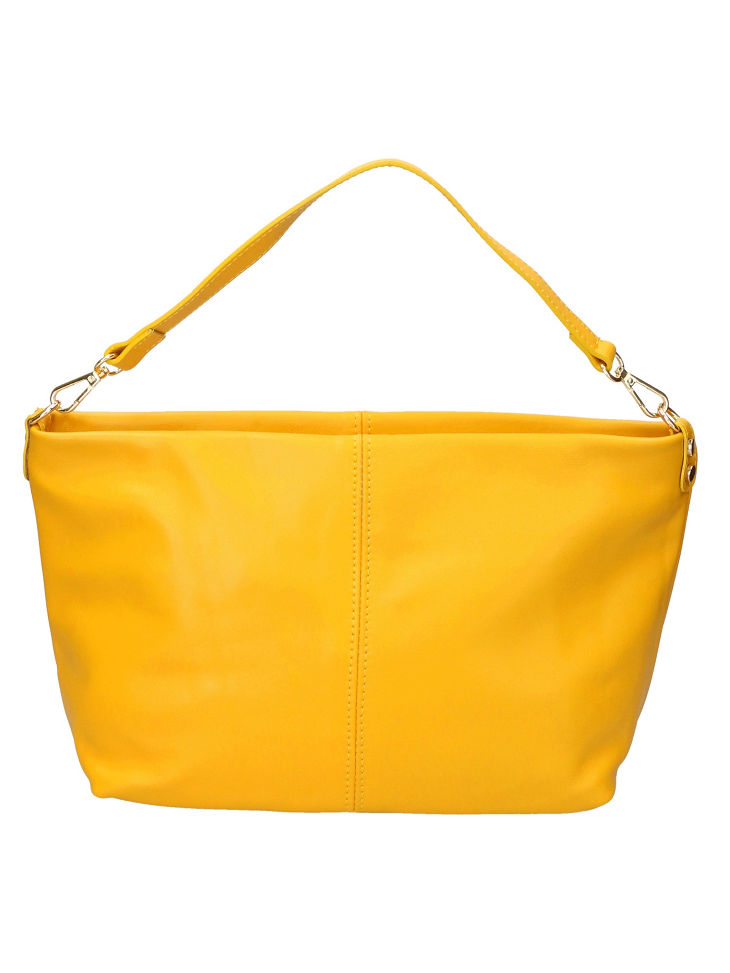 Ginevra Borsa a spalla da donna Vera pelle 05936-S04 GIALLO Gave Lux