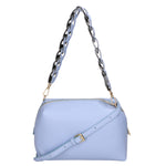 Livia Borsa a spalla da donna Vera pelle 06443-AZZURRO Gave Lux