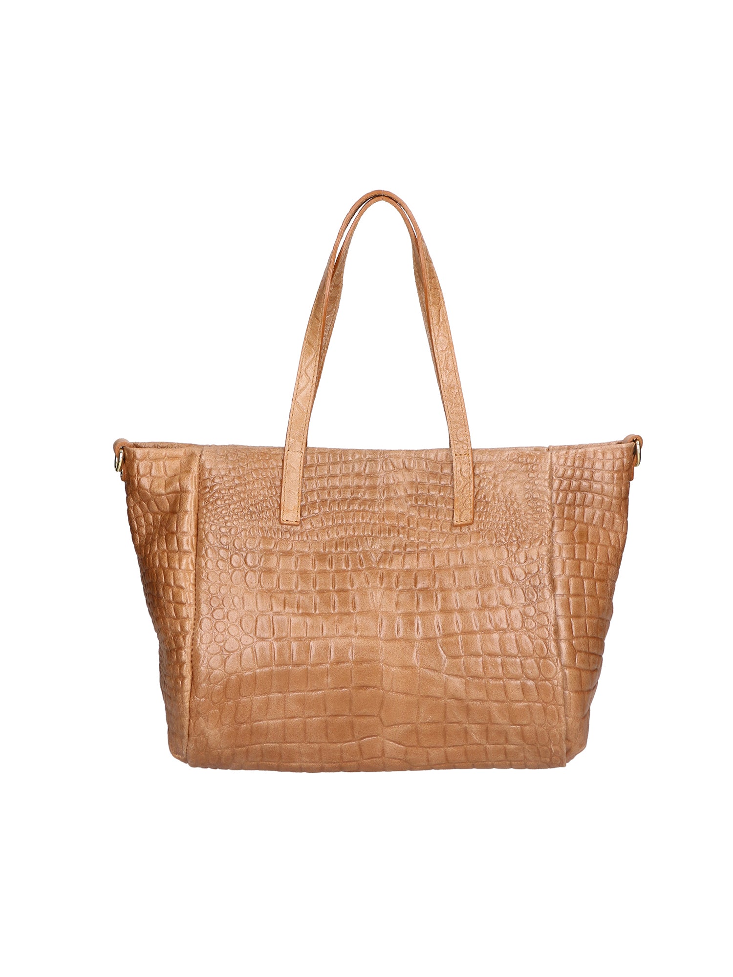 Lorella Borsa a spalla da donna Vera pelle croco 06499-041 MARRONE Gave Lux