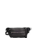 Marsupio da donna in vera pelle 100% pelle 07240-D28 NERO Roberta Rossi