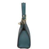 Noel Borsa a mano da donna Vera pelle 04265-D33 PETROLIO Gave Lux