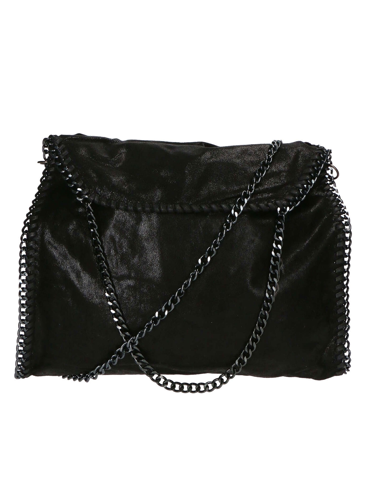 Willelmina Borsa a spalla da donna 100% PU Leather N-9606-NERO Gave Lux