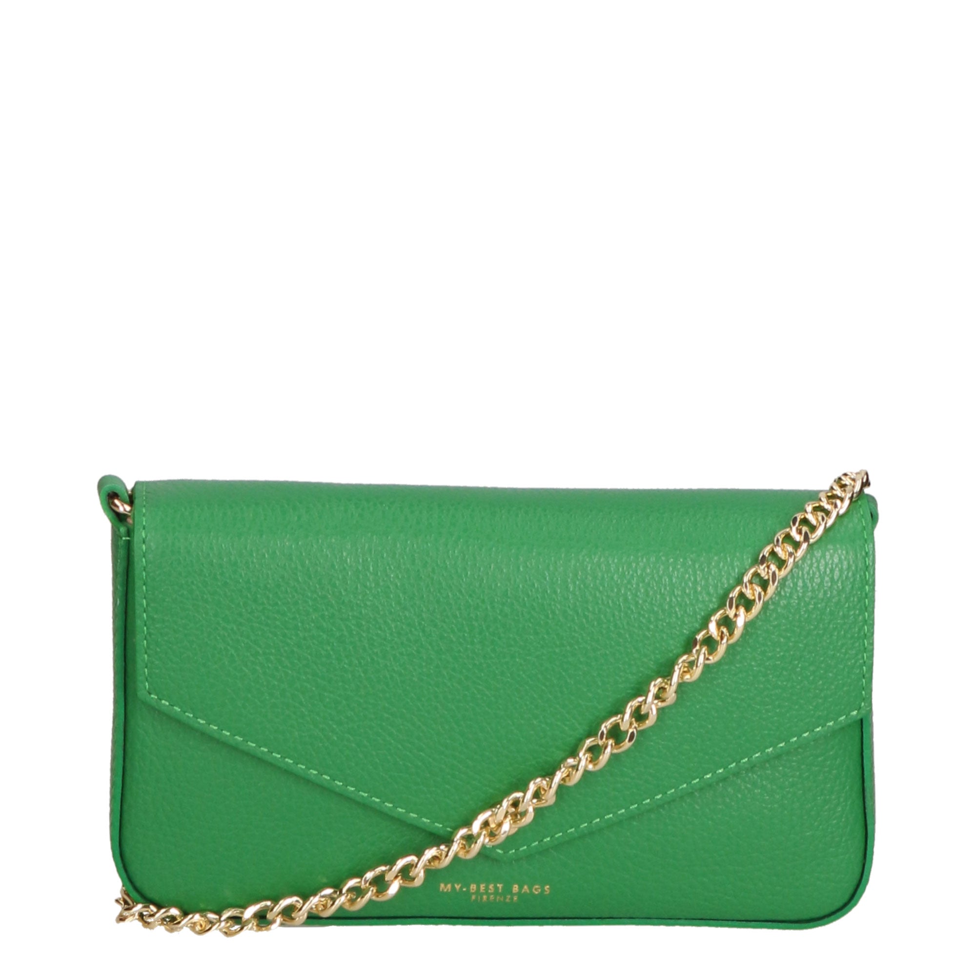Borsa a mano da donna Vera pelle croco MYB-7021-SS-C47 VERDE My Best Bag