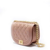 Borsa a mano da donna 100% PVC FLAT ZOE-TERRA + OFF GOLD Marc Ellis