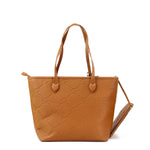 Borsa a spalla da donna 100% pelle vegana PU GGB023CGN Gabriella G Firenze