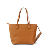 Borsa a spalla da donna 100% pelle vegana PU GGB023CGN Gabriella G Firenze