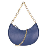 Loreta Borsa a spalla da donna Vera pelle 06511-D24 BLU JEANS Gave Lux