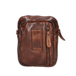 Borsa a tracolla da uomo Vera pelle RFID HILB-3192W-T.MORO Hill Burry