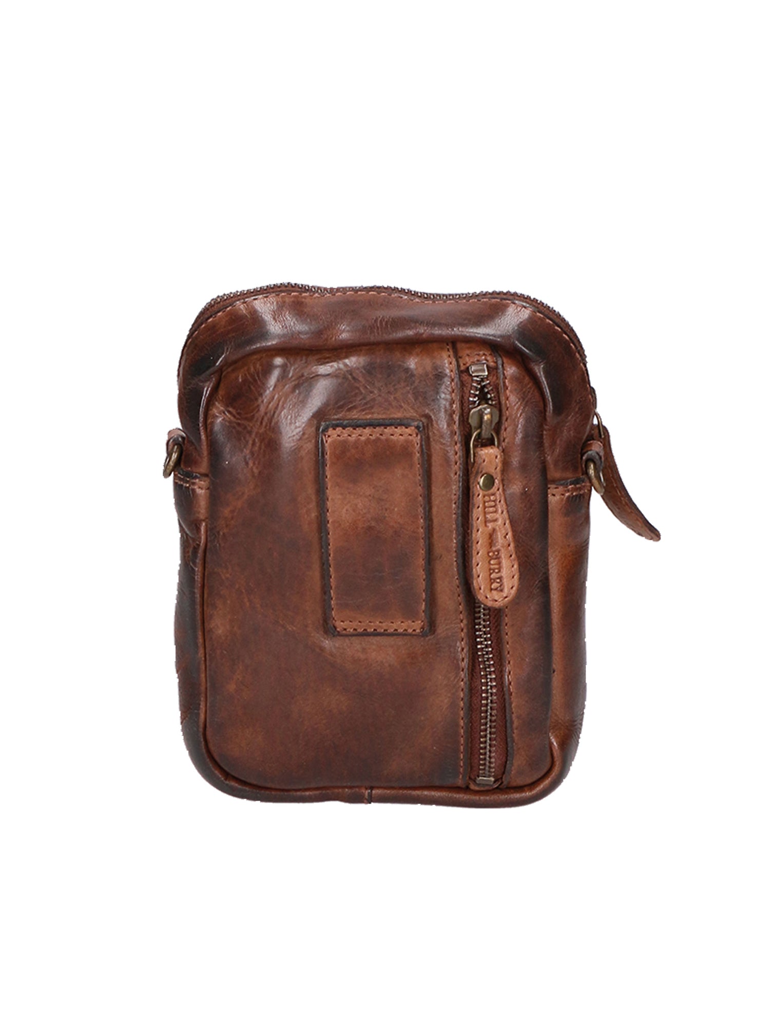 Borsa a tracolla da uomo Vera pelle RFID HILB-3192W-T.MORO Hill Burry