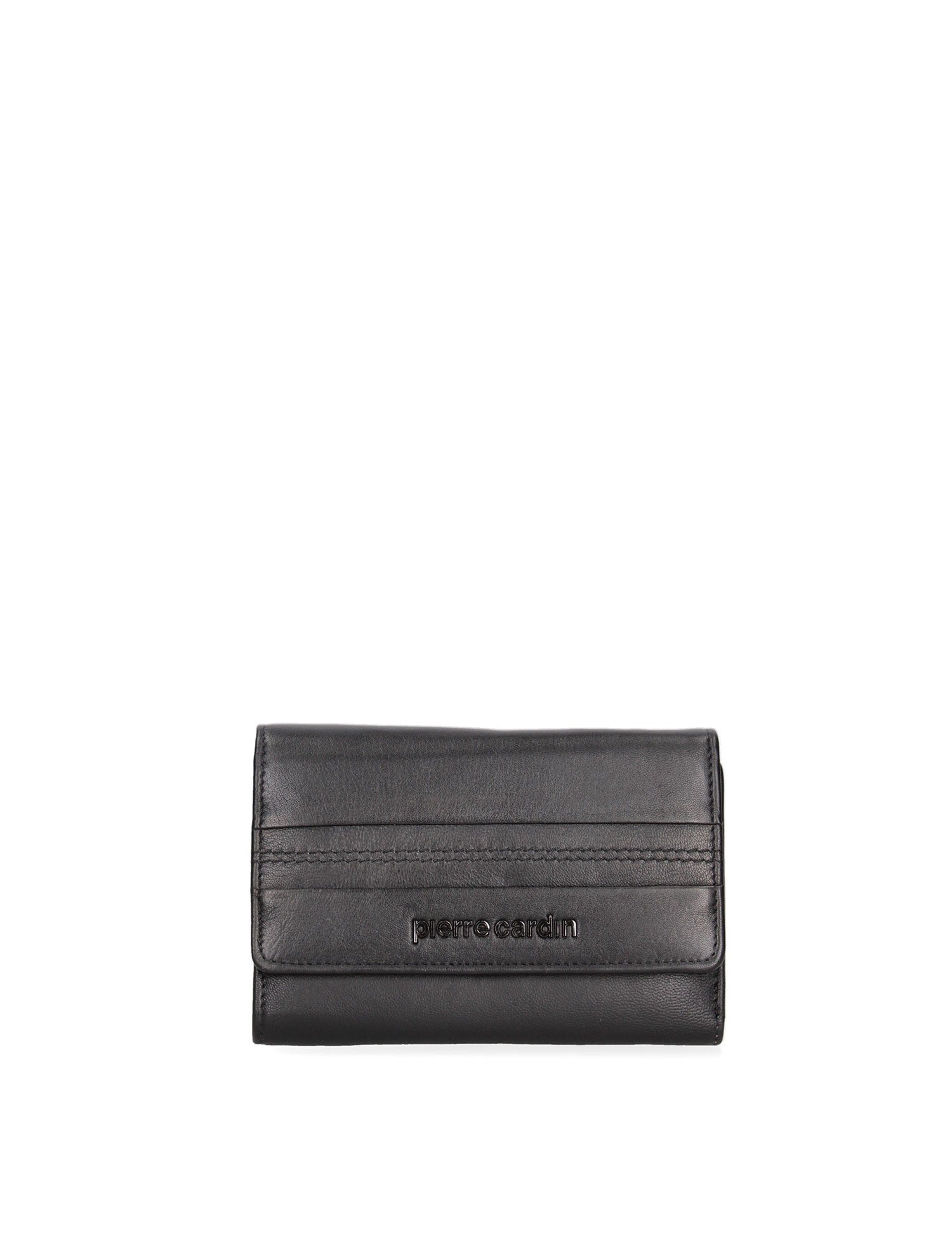 Portafoglio donna vera pelle Casual 6334-130-NERO Pierre Cardin
