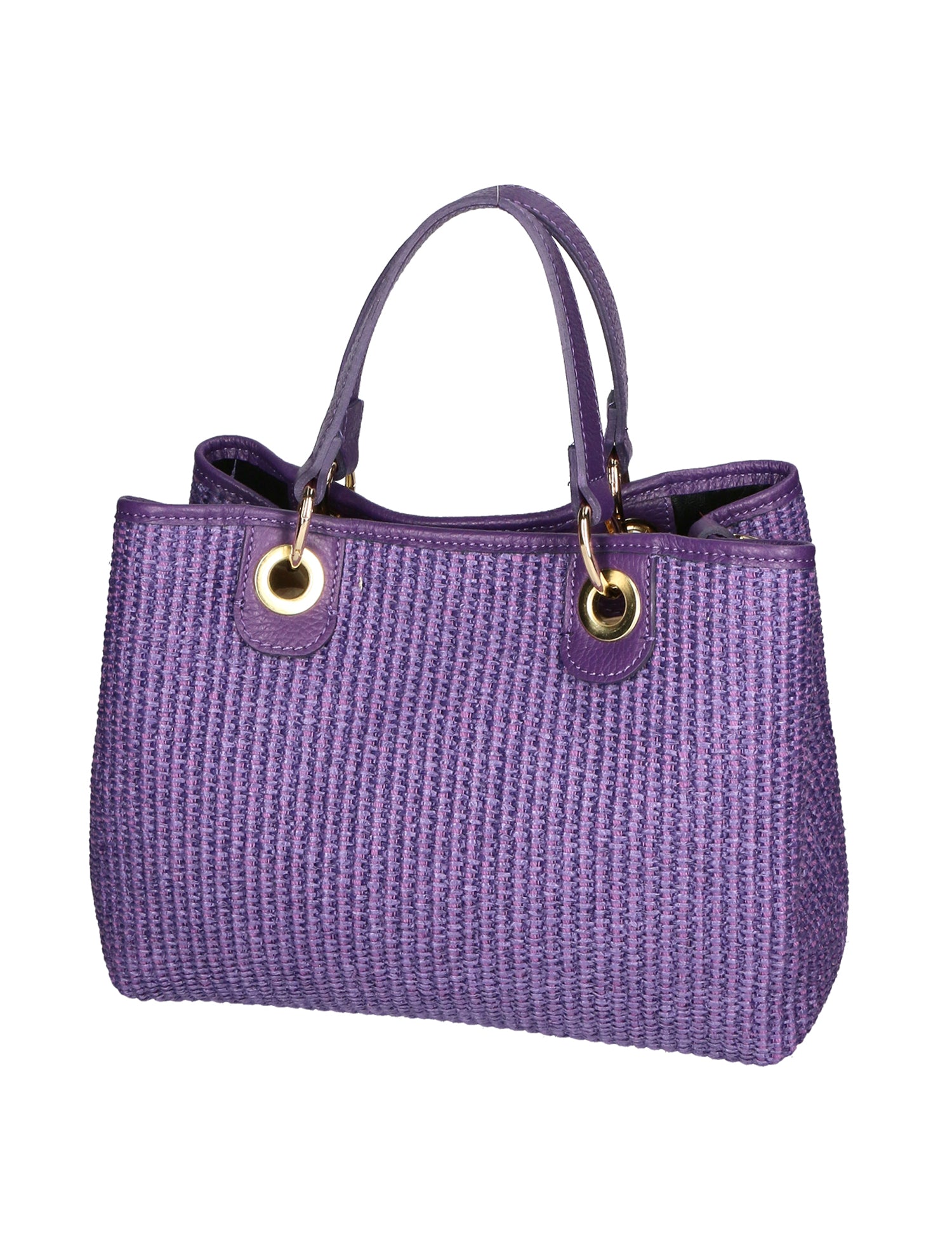 Borsa a mano da donna Paglia & Pelle MYB-05167-SS-307+D45 VIOLA My Best Bag