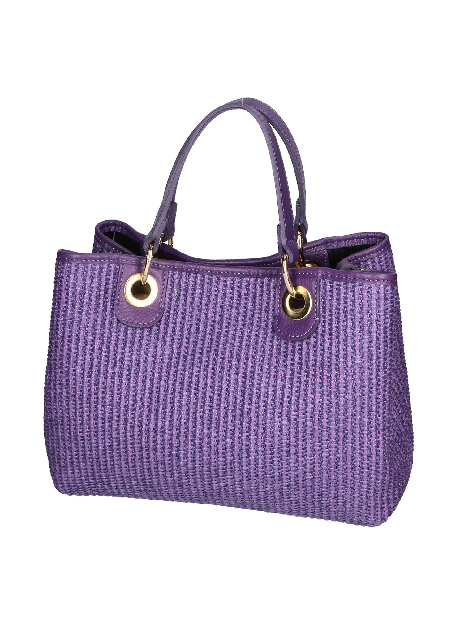 Borsa a mano da donna Paglia & Pelle MYB-05167-SS-307+D45 VIOLA My Best Bag