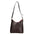 Carmine Borsa a spalla da donna Vera pelle 05442-LU23 T.MORO DARK BROWN Gave Lux