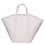 Borsa a mano da donna 100% pelle artigianale MYB-7029-SS-P 601 BIANCO WHITE My Best Bag