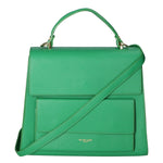 Borsa a mano da donna Made in Italy Vera pelle MYB-7034-SS-D47+C47 VERDE My Best Bag