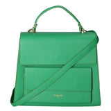 Borsa a mano da donna Made in Italy Vera pelle MYB-7034-SS-D47+C47 VERDE My Best Bag