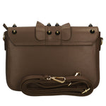 Morena Borsa a spalla da donna Vera pelle 1817-T.MORO DARK BROWN Gave Lux