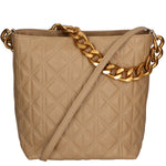 Adra Borsa a spalla da donna Vera pelle 04538-S05 TAUPE CHIARO Gave Lux