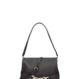 Borsa a spalla da donna 100% vera pelle JR-W-1160M-DO-BLACK + GOLD John Richmond