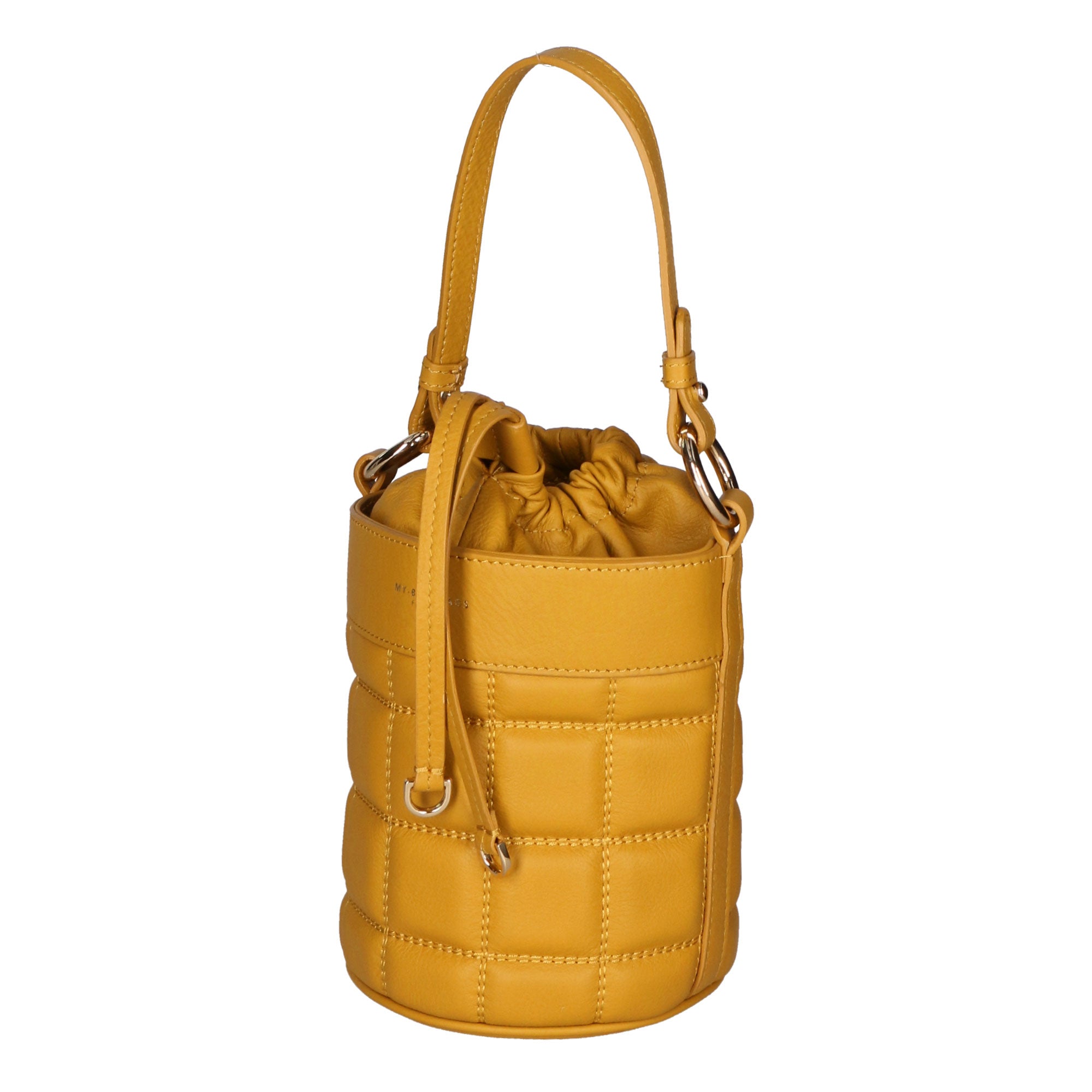 Borsa a mano da donna Vera pelle artigianale MYB-6010-FW-36 SENAPE My Best Bag