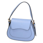 Giulia Borsa a spalla da donna Vera pelle 05958-L220 AZZURRO Gave Lux