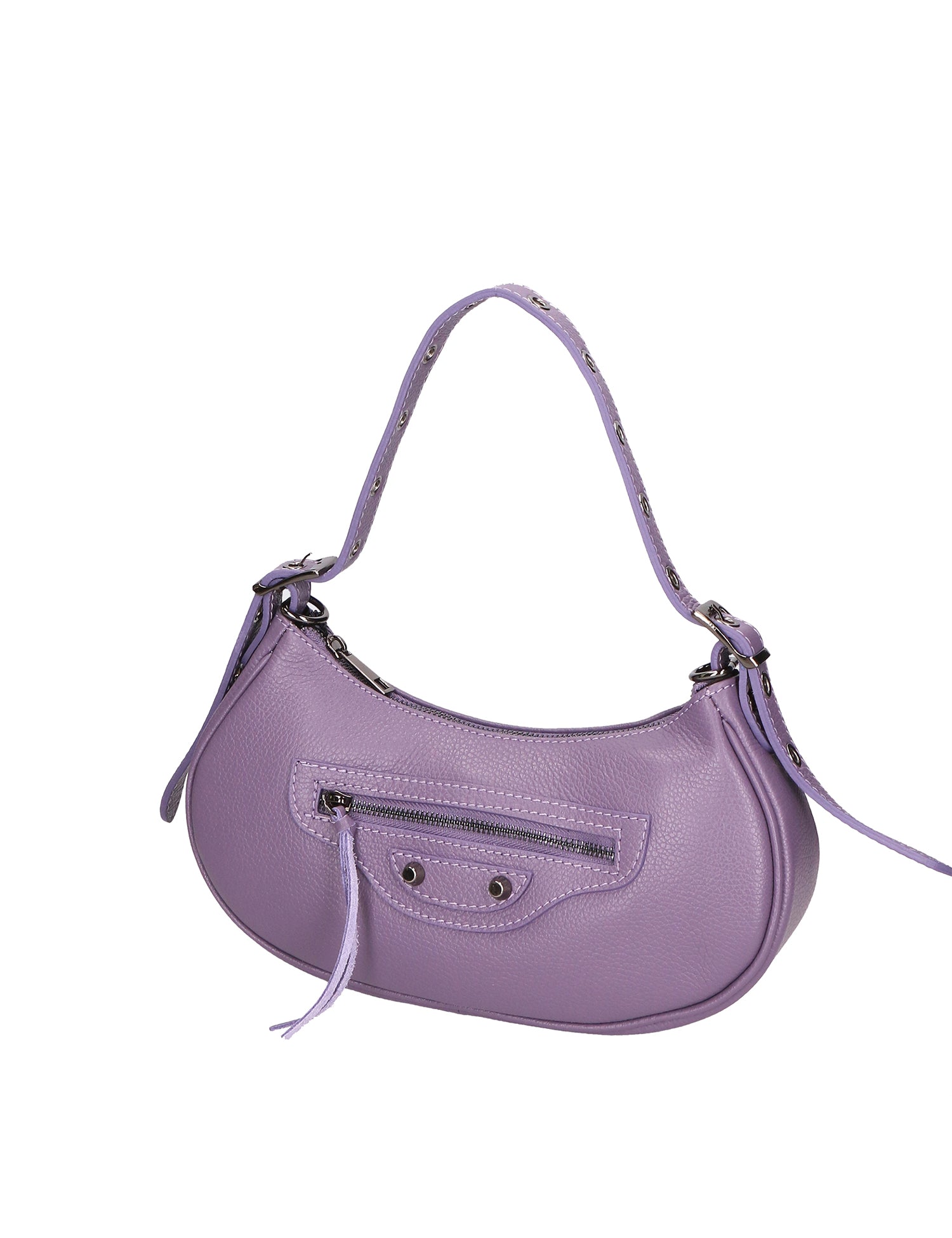 Loredana Borsa a spalla da donna Vera pelle 06548-VIOLET Gave Lux