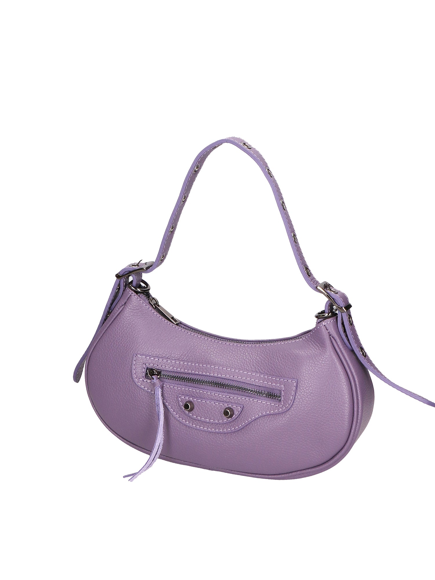 Loredana Borsa a spalla da donna Vera pelle 06548-VIOLET Gave Lux