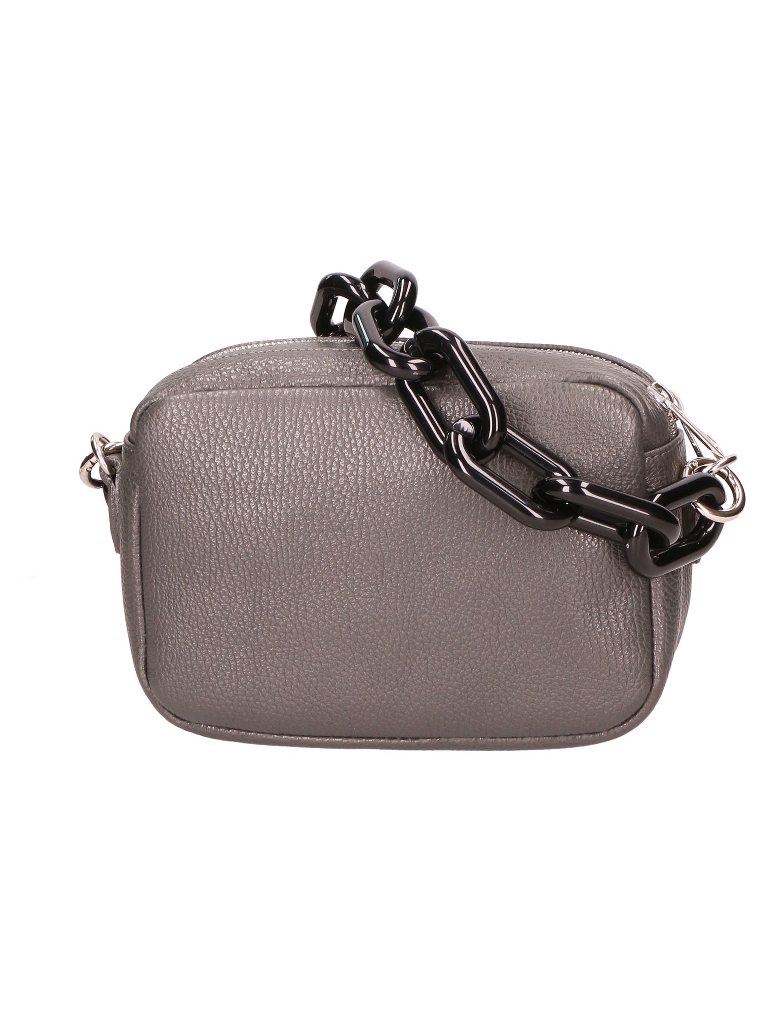 Barbara Borsa a spalla da donna Vera pelle 05706-D27 GRIGIO SCURO DARK GREY Gave Lux
