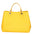 Azurite Borsa a mano da donna 100% pelle 06105-D64 GIALLO YELLOW Gave Lux