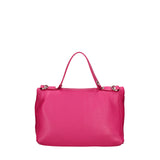 Convertible shoulder bag into a backpack for women in genuine leather Made in Italy 34x21x12 cm