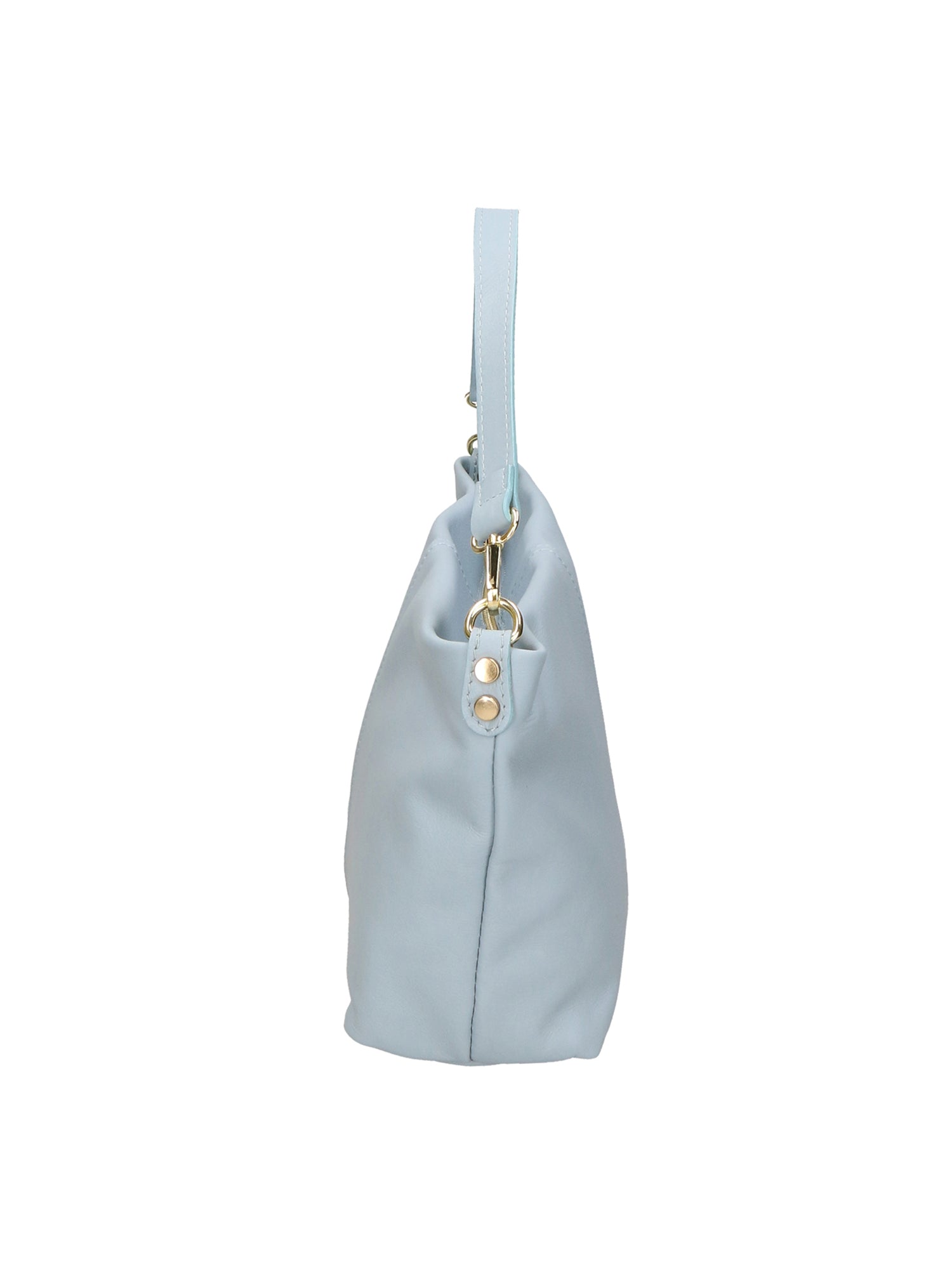 Ginevra Borsa a spalla da donna Vera pelle 05936-S92 CELESTE Gave Lux