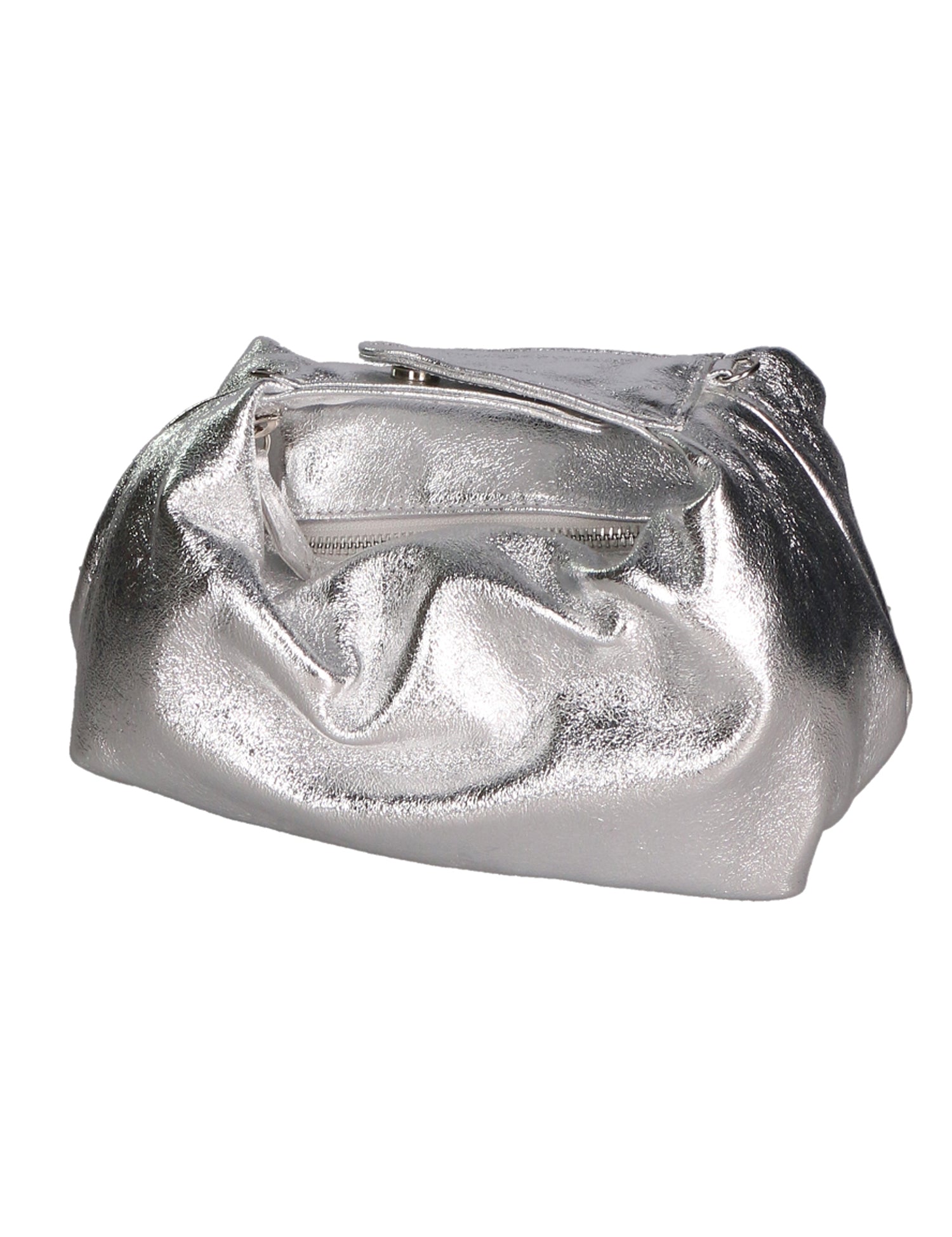 Grace Borsa a mano da donna Vera pelle 06009-L001 ARGENTO Gave Lux