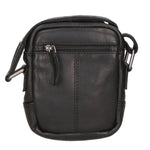 Borsa a tracolla unisex vera pelle Made in Italy SN5863147-BLACK Santini Firenze