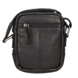 Borsa a tracolla unisex vera pelle Made in Italy SN5863147-BLACK Santini Firenze