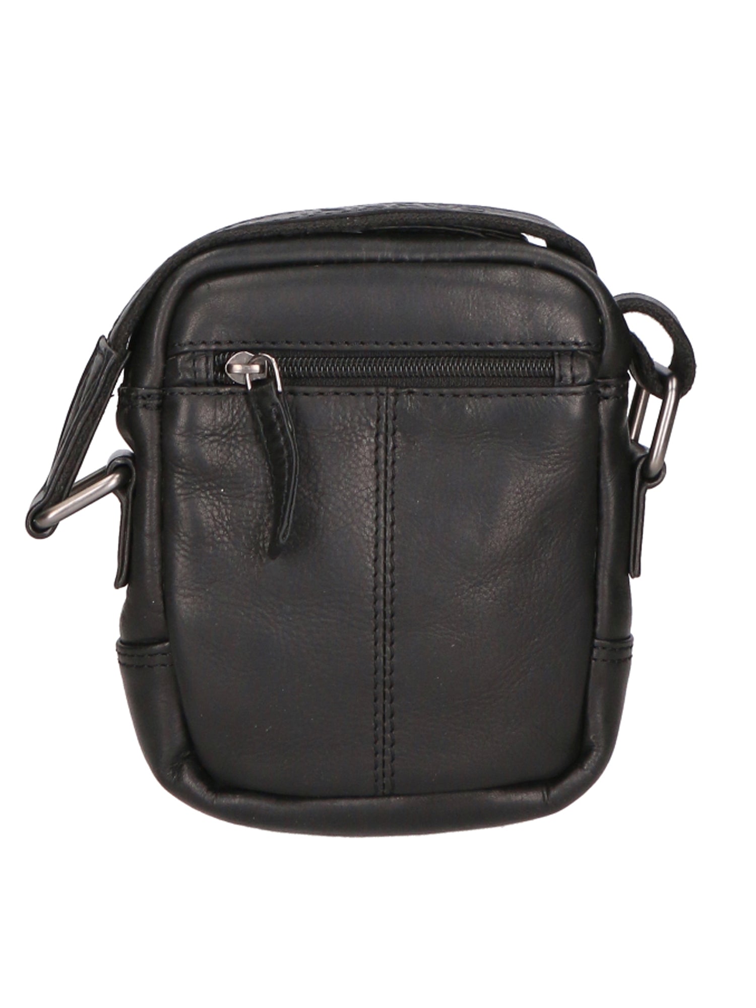 Borsa a tracolla unisex vera pelle Made in Italy SN5863147-BLACK Santini Firenze