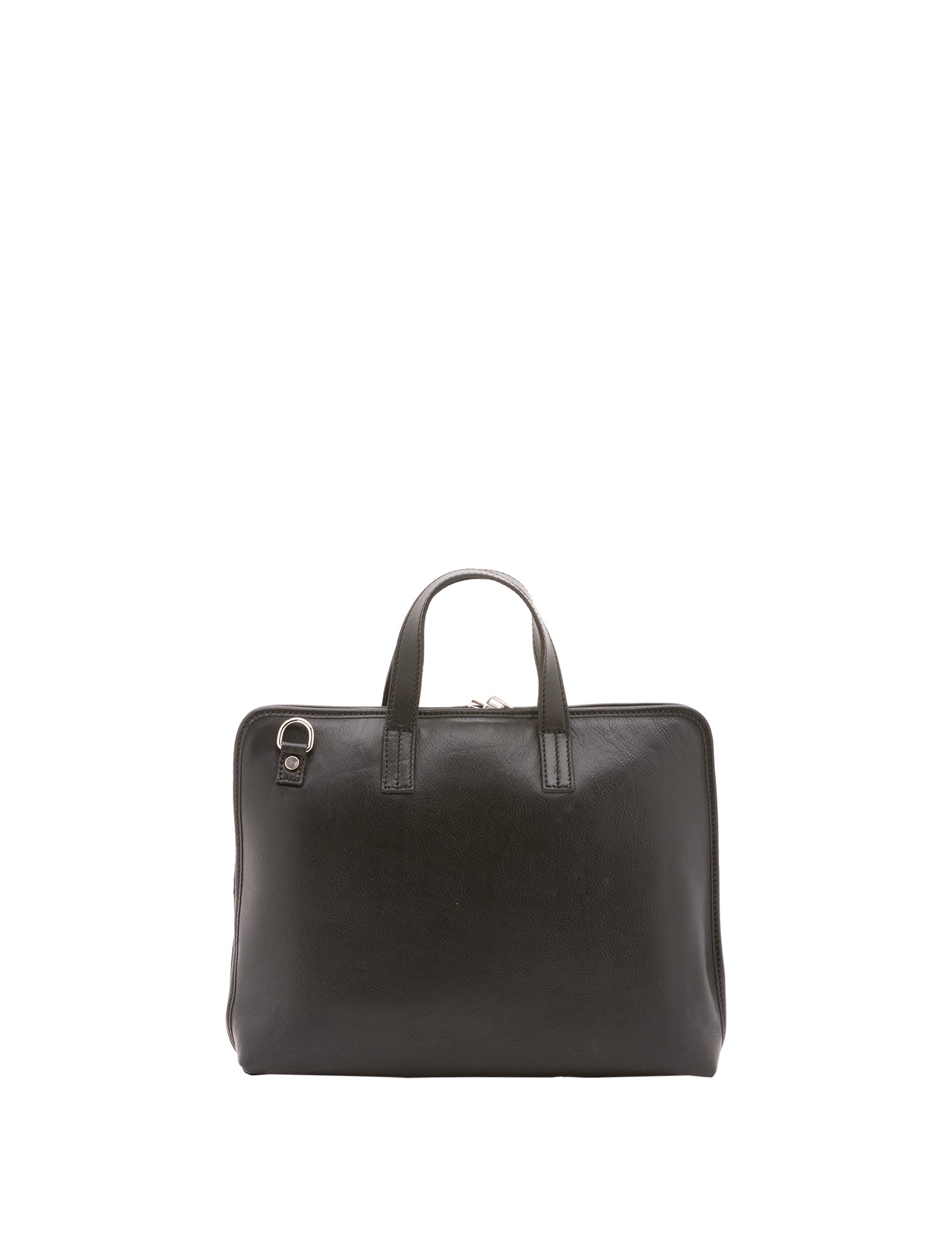 Borsa a mano unisex in vera pelle 100% cotone 4453-NERO Alessia Firenze