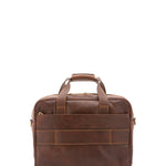 Borsa a mano unisex in vera pelle Made in Italy 4575-TESTA DI MORO Alessia Firenze