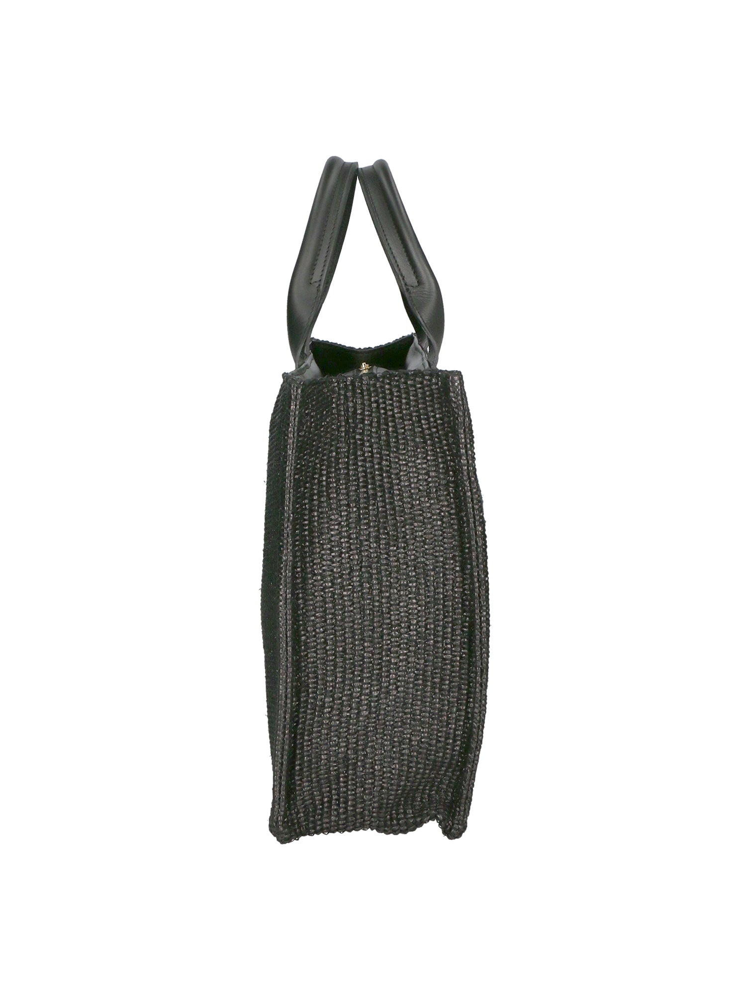 Allison Borsa a spalla da donna Paglia e pelle 05117-12 S28 NERO Gave Lux