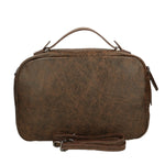 Vera Pelle 6542-CUOIO COGNAC Borsa a mano unisex Modello Avelon Gave Lux