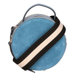 Borsa a mano da donna Pelle scamosciata e ruga MYB-6021-FW-07012 CARTA ZUCCHERO My Best Bag
