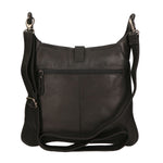 Borsa a tracolla da uomo in vera pelle RFID HILB-6169-NERO Hill Burry